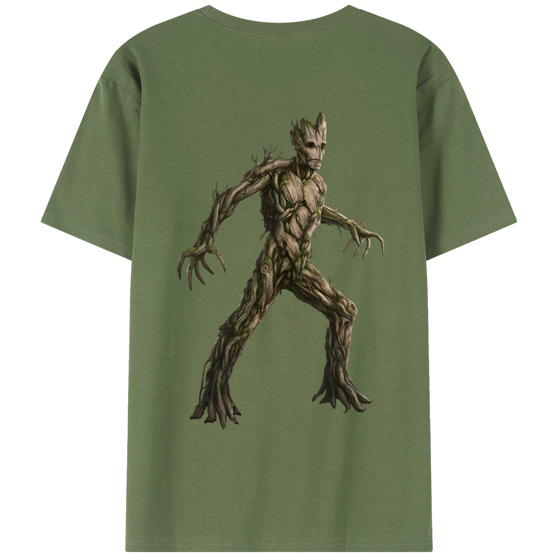 （画像用） アベンジャーズ The Avengers 綿100％ メンズ半袖Tシャツ（バックプリント） 通気性